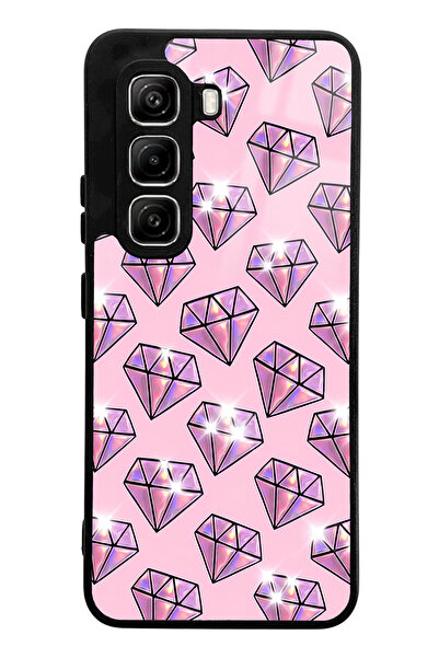 Spoyi Infinix Hot 50 Pro Diamond Design Glossy Phone Case Compatible