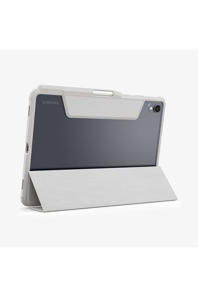 Spigen غطاء رفيع لجهاز Galaxy Tab S11، غطاء شفاف رمادي اللون من نوع Ultra Hyb...