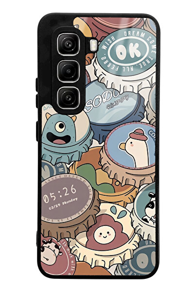 Spoyi Infinix Hot 50 Pro Crown Cap Design Glossy Phone Case