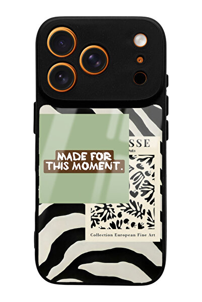 Spoyi iPhone 17 Pro Compatible Green Mattisse Design Glossy Phone Case