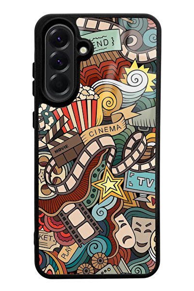 Spoyi Samsung A56 Retro Cinema Design Glossy Phone Case
