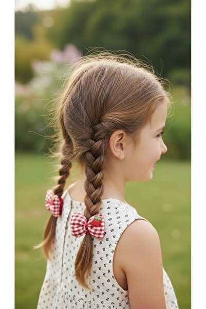 GÜLPEŞE 2 Puffy Cherries 🍒 Detailed Pötikare Pillow Buckle