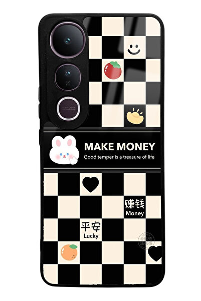 Spoyi Vivo V50 Lite Compatible Make Money Designed Glossy Phone Case