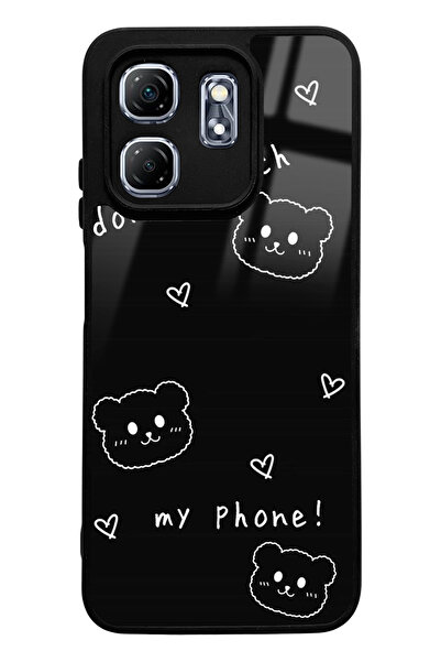 Spoyi Infinix Hot 50 Compatible Don'T Touch Design Glossy Phone Case