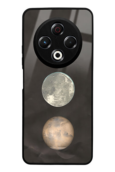 Spoyi Tecno Spark 30 Night Moon Design Glossy Phone Case