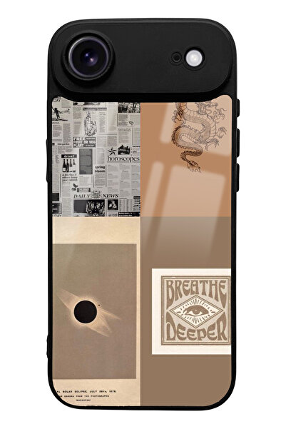 Spoyi iPhone 17 Air Breathe Deeper Design Glossy Phone Case