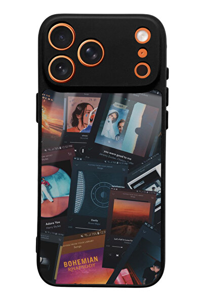 Spoyi Music Retro Design Glossy Phone Case Compatible with iPhone 17 Pro Max