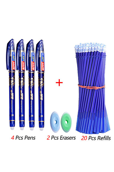 Choice مجموعة من 26 قطعة باللون الأزرق، 26 قطعة/المجموعة من أقلام كاواي القاب...