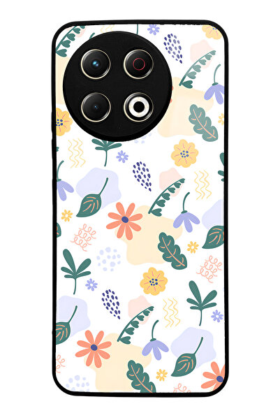 Spoyi Tecno Spark 30 Pro Compatible Glossy Phone Case with Tiny Flowers Design