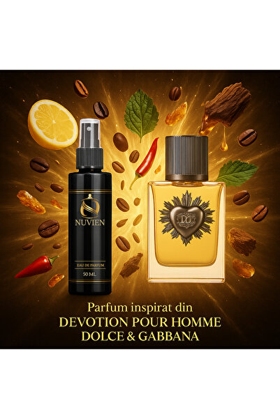 Nuvien Perfume Water, 50 ml - 044, inspired by Devotion Pour Homme