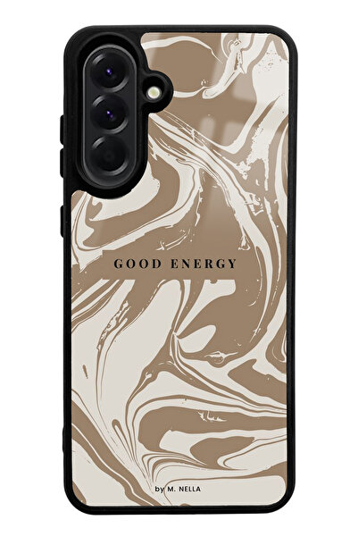 Spoyi Samsung A56 Good Energy Designed Glossy Phone Case Compatible
