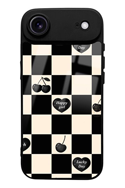 Spoyi iPhone 17 Compatible Air Happy Girls Designed Glossy Phone Case