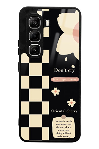 Spoyi Infinix Hot 50 Pro Don'T Ery Designed Glossy Phone Compatible Case