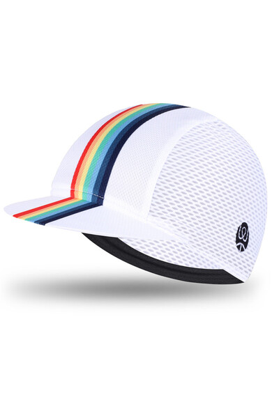 Choice قبعة ركوب الدراجات الصيفية من WhiteRainbow WEST BIKING 298 مع حافة مضا...