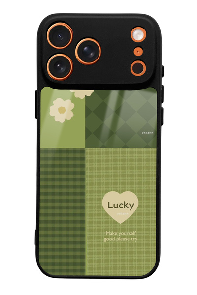 Spoyi iPhone 17 Pro Max Lucky Design Glossy Phone Case Compatible