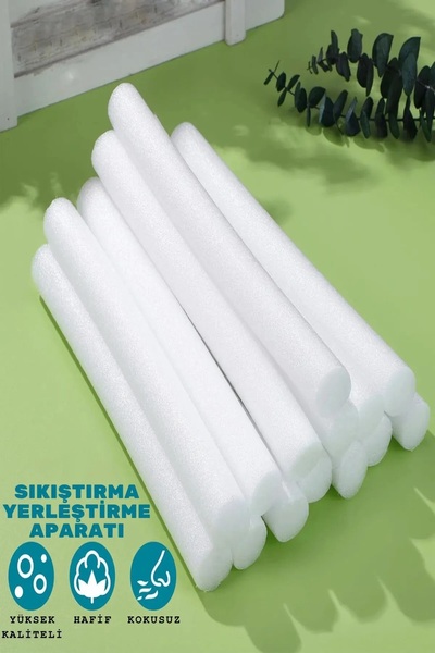 BASHTUGH TİCARET Sünger Çubuk 6 adet Koltuk Örtüsü Koltuk Kılıfı oval Sandalye Örtüsü Sıkıştırma Aparatı -beyaz