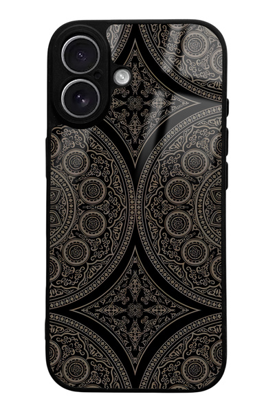 Spoyi iPhone 17 Ottoman Motif Design Glossy Phone Case