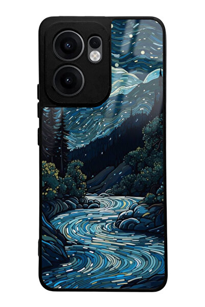 Spoyi Oppo Reno 13F Night Design Glossy Phone Compatible Case