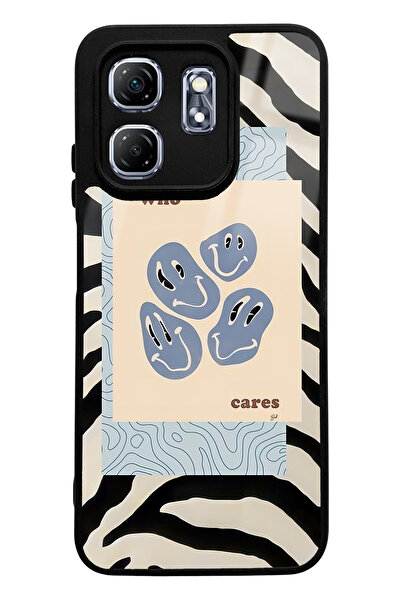 Spoyi Infinix Hot 50I Zebra Emoji Design Glossy Phone Case