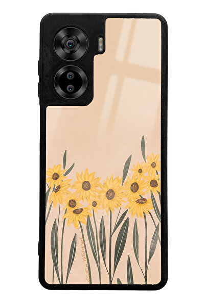 Spoyi Casper Via X40 Compatible Watercolor Sunflower Designed Glossy Phone Case