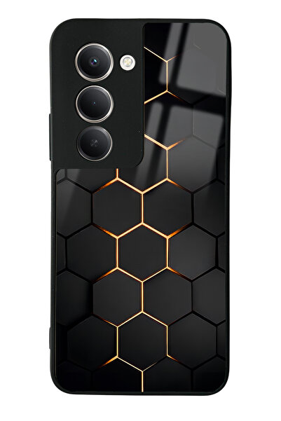 Spoyi Xiaomi Redmi 15 Yellow Carbon Design Glossy Phone Case