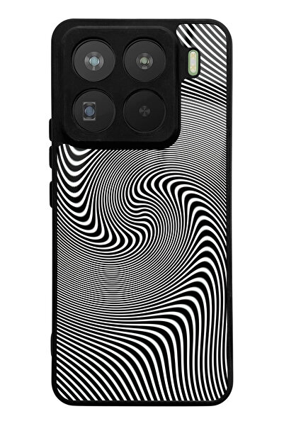 Spoyi Xiaomi Mi 15 Pro Compatible Triptrance Wave Design Glossy Phone Case