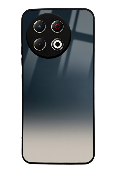 Spoyi Tecno Spark 30 Pro Mavi Geçiş Tasarımlı Glossy Telefon Kılıfı