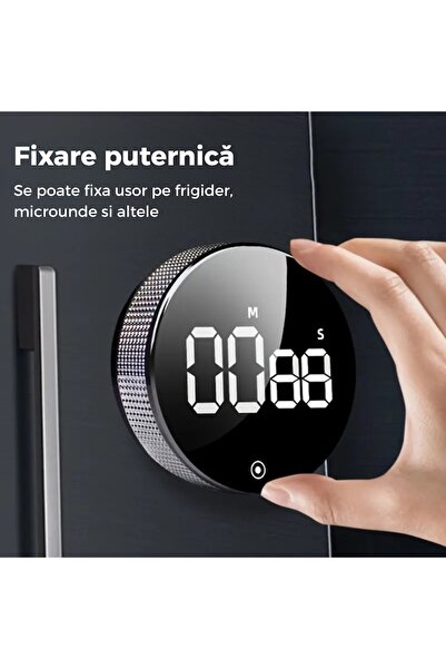 OEM Multifunctional 3-in-1 Rotary Stopwatch (CRM31) – 360° Rotation, 3 Speeds, Battery