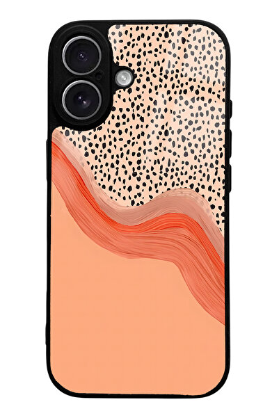 Spoyi iPhone 17 Compatible Nude Spotted Design Glossy Phone Case