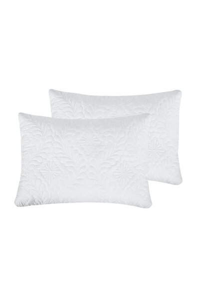 Somnart Set de 2 perne 50x70 Belina, microfibră, lavabile la mașină, aspirate, albe