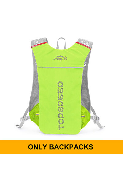 Choice حقيبة ظهر خارجية خفيفة الوزن 5 لتر للجري على الطرق الوعرة باللون الأصف...