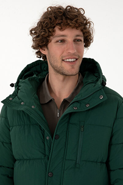 U.S. Polo Assn. Men's Dark Green Coat 50312014-Vr079