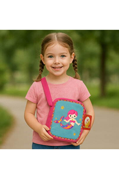 RCO Plush toy bag with mermaid Pink, 21 cm WJ6137A