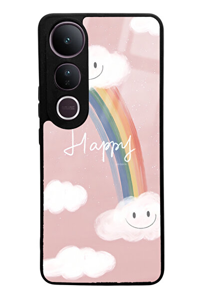 Spoyi Vivo V50 Lite Happy Cloude Design Glossy Phone Case