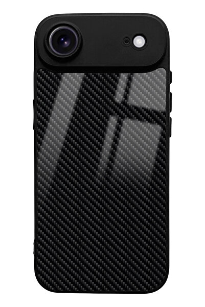 Spoyi iPhone 17 Air Carbon Design Glossy Phone Case Compatible