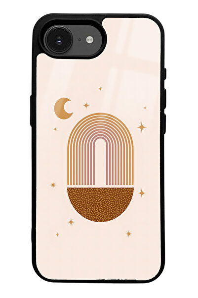 Spoyi iPhone 16E Compatible Nude Art Night Design Glossy Phone Case