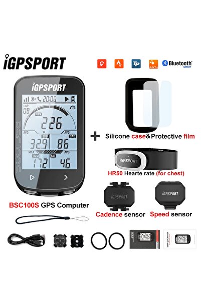 iGPSPORT HR50 ALL BSC100S ANT+ GPS عداد المسافات ركوب الدراجات حاسوب الدراجة دعم عداد السرعة اللاسلكي