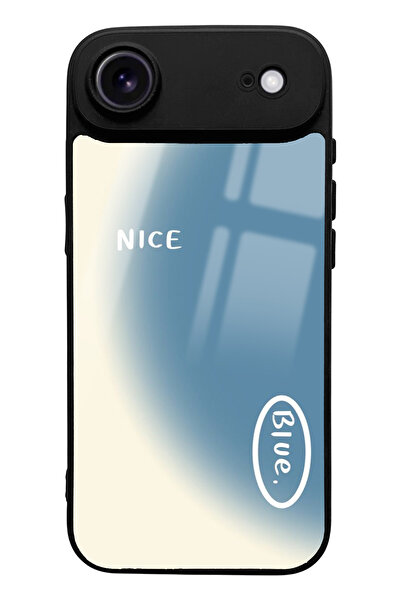 Spoyi غطاء هاتف لامع بتصميم أزرق جميل متوافق مع آيفون 17 إير