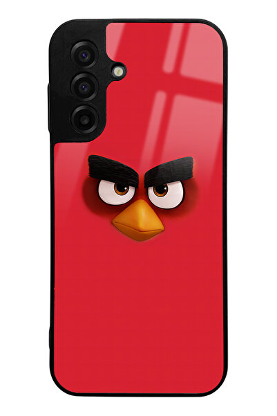 Spoyi A17 Compatible Red Angry Birds Designed Glossy Phone Case