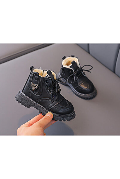 Superbaby Black fur-lined boots - Fashion