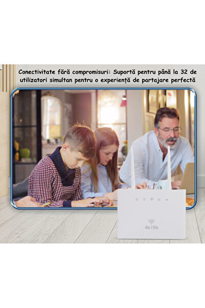 ambrasmart ambrasmart Smart 4G CPE Router, LTE speed, private WiFi, energy efficiency, Windows and Mac, white