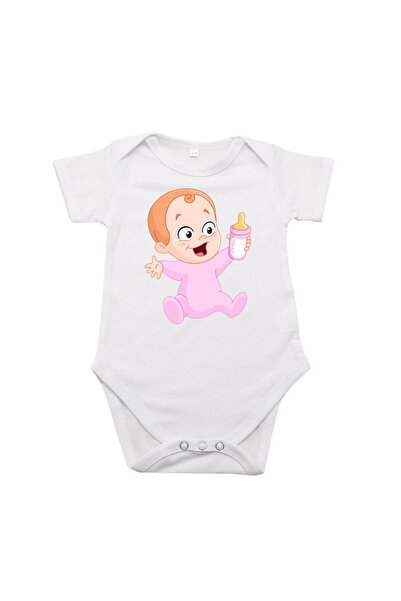 MARİ Personalized bodysuit "little girl" 9-12 months