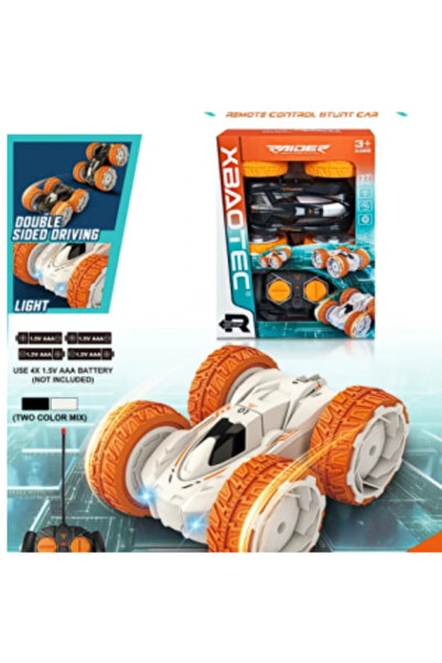 Stuniko Stunt Remote Control Car with Lights – 360° Rotation, 3+ years