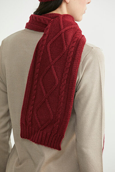 Sementa Knitted Scarf - Burgundy