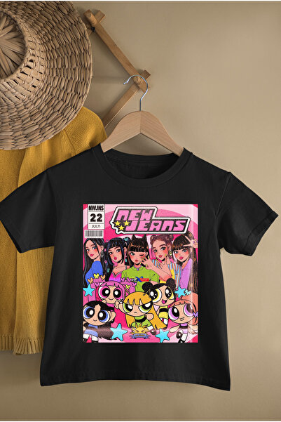 MAGORS تي شيرت قطني مطبوع بأكمام قصيرة من NEW JEANS GROUP للشباب والأطفال