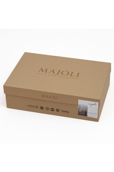 Class-Majoli 100% cotton embossed blanket 240x260 cm, Optimus Pampas Green