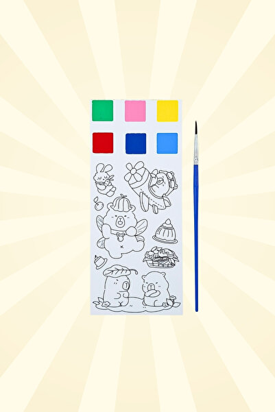 Bold Grup Capybara 8 Pages Watercolor Notebook 1 Pcs