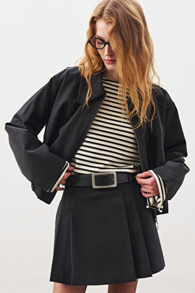 Manuka Maxi Buckle Belt Black