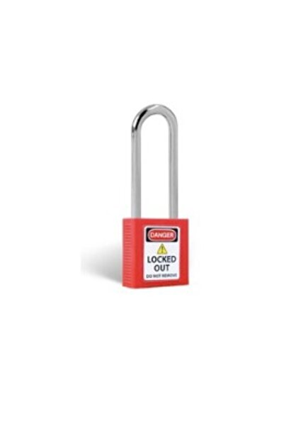 BBU Safety Equipment قفل أمان Eked Bbu Loto Sl74ss بخطاف فولاذي 74 مم باللون ...