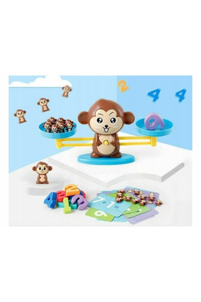 zola Educational game, Learn to count with monkey 30x 9.5 x 20 cm, Montessori game